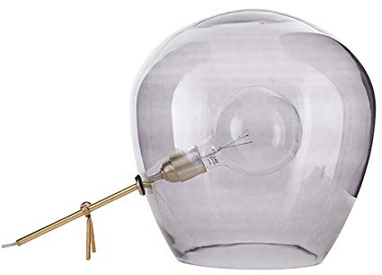 House Doctor Tischleuchte / Tischlampe, modern, nordischer Stil, Rauchglas