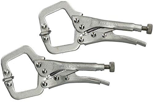 2pc 5 / 125mm Mini Locking Adjustable C Clamp Fastener Welding Mole Grips