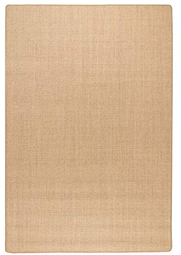 havatex: Sisal Teppich Trumpf - hypoallergene Naturfaser | schadstoffgeprüft pflegeleicht schmutzabweisend robust strapazierfähig, Farbe:Tabak, Größe:150 x 200 cm