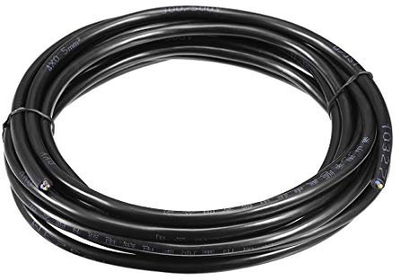 sourcing map RVV Wire Cable Extension Cord Copper Wire Electric Conductor 4 Core 20 AWG 5M/16.4ft Length