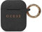 Guess GUACCSILGLBK Cover Silikon Kollektion für Apple Airpods 1 & 2, Schwarz