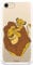 iPhone 7 Case - iPhone 8 - iPhone SE 2020 Official The Lion King Mufasa and Simba Silhouette to Protect Your Mobile Phone - Flexible Silicone Apple Case with Official Disney License.