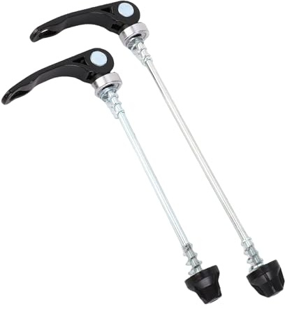 Keenso 2 * Fahrrad-Schnellspanner, Vorder- und Hinterradnaben-Spieß (schwarz) Reiten