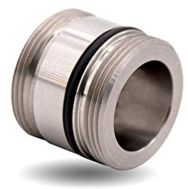 Alb Filter GEWINDEADAPTER M22 auf M21,5 AG Feingewinde Edelstahl | Gewindeadapter M22 auf M21,5 AG Feingewinde, für den Wasserhahn-Anschluss, Edelstahl, Made in Germany