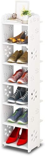 Dripex Schuhregal Standregal 7 Ablagen Schuhablage Schuhständer Schuhschrank multifunktional Standregal für Flur Schlafzimmer Küche
