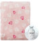 CREVENT 75cmX100cm Leichte Gemütliche Plüsch Flauschige Warme Fleece Babydecke für Mädchen Kleinkind Krippe Kinderbett Kinderwagen, (Rosa Herz)