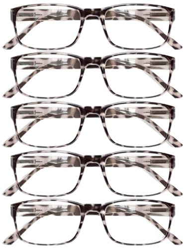 Gaoye 5 pack Reading Glasses Men/Women, Eyeglasses, Blue Light Readers for Men/Women, Computer Eye Glasses, Cheaters