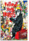 Banksy Bilder auf Leinwand Follow Your Dreams Graffiti Street Art Wand Bild Pop Art Gemälde Kunstdruck Modern Wandbilder XXL Wanddekoration (Mit Rahmen, 140x80cm)