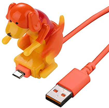 Streuner Hund Ladekabel, Hund Smartphone USB Kabel Ladegerät USB Daten Übertragung,Mobiles Welpendatenkabel Handy Ladekabel, Hundespielzeug für Verschiedene Modelle für Android Smartphones