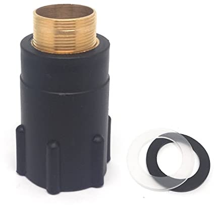 1pcs 2.32Inch Length Shank Nuts Faucet Tap Extension,Faucet Mount Extension Shank Threaded Pipe Mounting(Type:4)