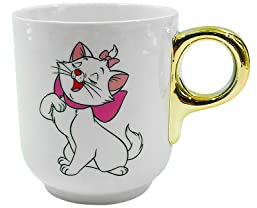 BB Designs Disney Aristocats Marie Because I'm a Lady Mug, Golden,white
