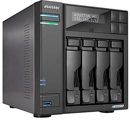 Asustor AS6604T 4-Bay 32TB Bundle con 4X 8TB Seagate IronWolf