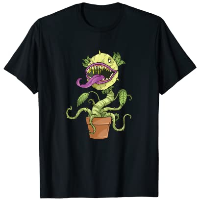 Venus Fliegenfalle Kostüm Fleischfressende Pflanze Monster T-Shirt