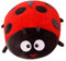 ISAKEN Cuddly Insekten Plüschtier, Marienkäfer Stofftier Bienenplüschpuppenspielzeug Cartoon Fliegende Biene Marienkäfer Gefüllte Insekt Tier Kissen Soft Toy für Mädchen, Jungen & Babys, 40cm