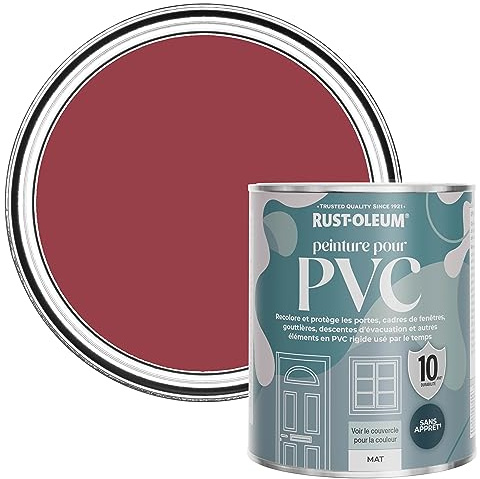 Rust-Oleum Red uPVC Door and Window Paint in Matt Finish - Soho 750ml