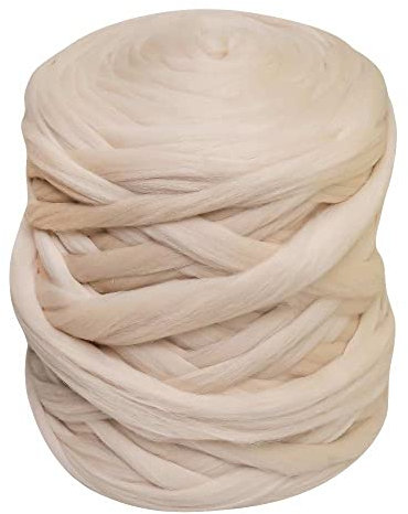 1m Filzwolle Märchenwolle Merino Nassfilzen Trockenfilzen Spinnen über 100 Farben Meterware, Farbe Wolle:020 beige