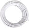 Helunsi 10 Meters / 32.8FT Electrical Cable Wire, White 3 Core 0.75mm² Round Fabric Cable, Vintage Flex Cloth Braided Wire for DIY Lamps Industrial Pendant Lights Flexible Lighting Project - 10m