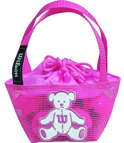Wilson BEAR4 8 Piece Net Case, Pink