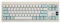 EPOMAKER Shadow-X Gasket Mechanical Keyboard with Screen, Hot Swappable 3 Modes (2.4ghz/Bluetooth/USB-C Wired) Wireless Gaming Keyboard, Poron Foam, Silicon Pad (White Blue, Wisteria Linear Switch)