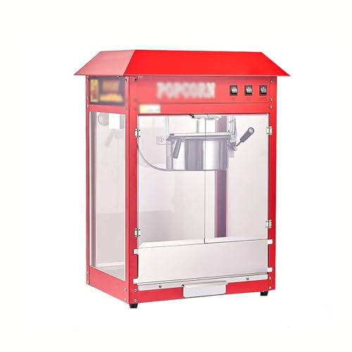 luckxuan Palomitero Máquina de Palomitas de maíz, Puesto Comercial, Máquina de Palomitas eléctrica Completamente automática, Máquina de Palomitas móvil Maquina Palomitas