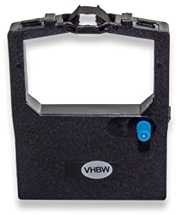 vhbw Farbband Schriftband kompatibel mit Oki Microline 3390, 3391 eco, 3391, 380, 3390 eco, 3321 eco Nadeldrucker, Bondrucker - Schwarz