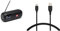 JBL Tuner 2 Radiorekorder in Schwarz – Tragbarer Bluetooth Lautsprecher mit MP3 & Amazon Basics Schnellladekabel, USB-C auf USB-A-2.0, 480 MBit/s, USB-IF-Zertifiziert