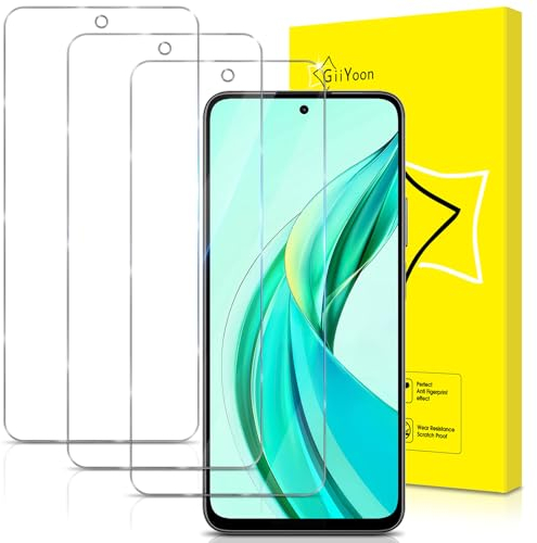 GiiYoon-3 Piezas Protector de Pantalla para Honor 90 Smart/Honor X7b Cristal Templado, [Sin Burbujas] [Cobertura Completa] [9H Dureza] Vidrio Templado HD Protector Pantalla para Honor 90 Smart 5G