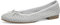 Tamaris Femme Damen 1-22116-41 Ballerines, White Struct, 37 EU