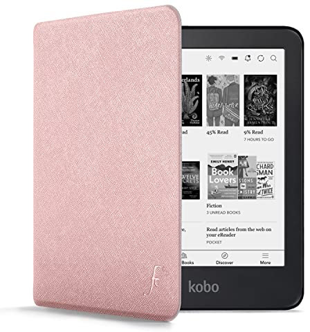 Forefront Cases Étui pour Kobo Aura Edition 2 - Or Rose - Mince et Léger, Automatique Veille/Réveil Étui, Coque (Housse) de Protection pour Kobo Aura Edition 2 (2e Génération 2016)