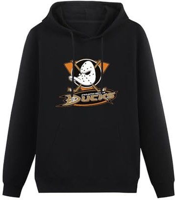 YOKIHI Mighty Ducks Anaheim Logo Hockey League Men's Hoody Size M
