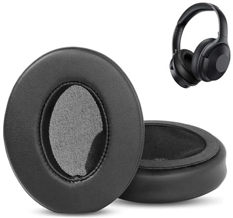 ACCOUTA Almohadillas Compatible con MPOW H17 Auriculares Reemplazo de Almohadillas con Cuero de Proteína más Suave y Espuma Viscoelástica