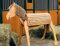 HolzTec Holzpferd Pony Amigo 109cm – Handgefertigt aus Naturholz, realistisches Design, wetterfest, ideal für drinnen und draußen, perfekt für Kinder, Natur oder Nuss-Braun (109 cm/Natur)