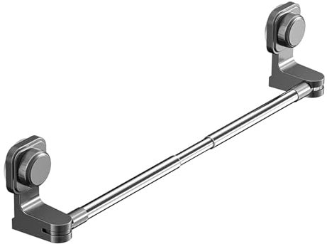 Handtuchhalter 50-100cm Einstellbar Handtuchhalter Ausziehbar Teleskop Ohne Bohren Bad Handtuchstange Wandmontage Saugnapf Handtuchstange,Handtuchstange für Glasduschtür