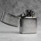 STEIGEL® Sturmfeuerzeug Feuerzeug Taschenfeuerzeug Benzinfeuerzeug Metallfeuerzeug Lighter - Männer Geschenk - Outdoor - Camping - Geschenkidee-unbefüllt (Silber)