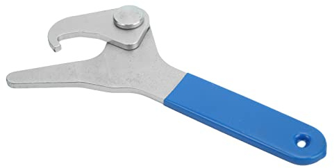 Motorrad Stoßdämpfer Schlüssel, verstellbar 35-75 mm | Federbein Werkzeug, für Motorrad Federbein, Aufhängeöse, Hakenschlüssel, Passend für Federringe 35-75 Mm
