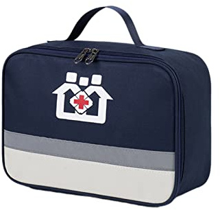 YIZITU Große Medikamententasche, Pillenflaschen-Organizer, Reise-Medizin-Aufbewahrungstaschen für Vitamine, Medikamente, medizinische Versorgung, Reise-Organizer, Tasche, klein