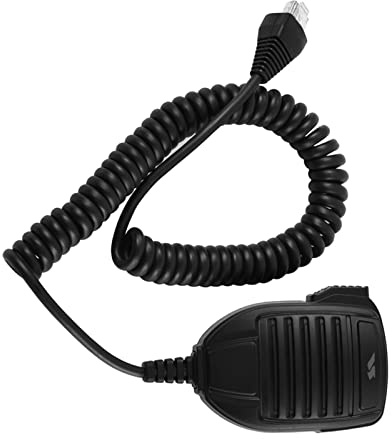 Xixian Microfono Cancellata del Rumore Portatile con Appendiabiti per Microfono per la Radio/Vertex, per VX2500, VX2508, VX2208, VX2108 con RJ 45 8 Pin, Pattuglia, Personale di