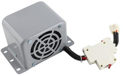 BTOSEP 600-800W 2-Loch-Auto-Elektroheizung Winterheizung Wärmer Fensterentfroster Demister (12V)