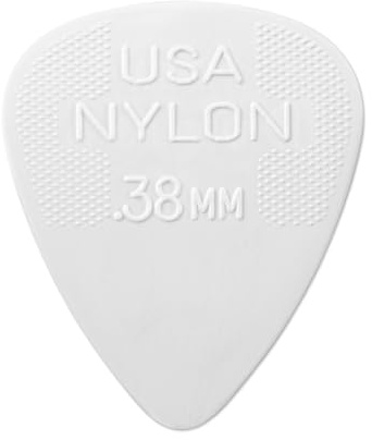 DUNLOP Nylon Standard 0,38 mm weiß, 72er Pack Plektren (44R038)