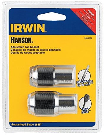 IRWIN 3095001 - Juego de llaves de vaso para grifo, ajustable, 2 piezas