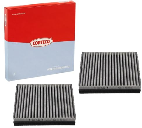 Corteco 80000375 Filter, Innenraumluft | 80000375 Kompatibel mit 147 (937_),156 (932_),156 Sportwagon (932_),GT (937_)