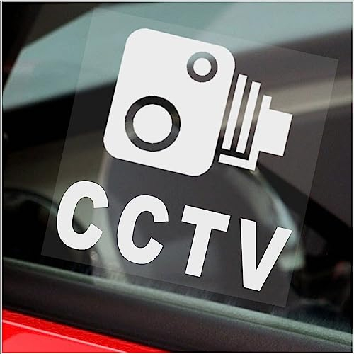 1 x Sticker CCTV Camera 100mm C4