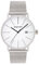 Gigandet Herren-Armbanduhr Quarz Analog Milanaise Edelstahlarmband Silber Minimalism G42-005