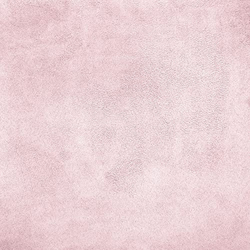 de luxe faux daim suédine tissu matière 225g - Rose Bébé - Rose, 1metre 150cm x 100cm
