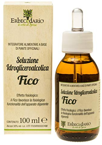 Fico Gemmoderivato Favorisce il benessere Digestivo ed aiuta il rilassamento dell'organismo, Fico gocce digestive e calmanti naturali contrasta nervosismo agitazione e stress - 100ml