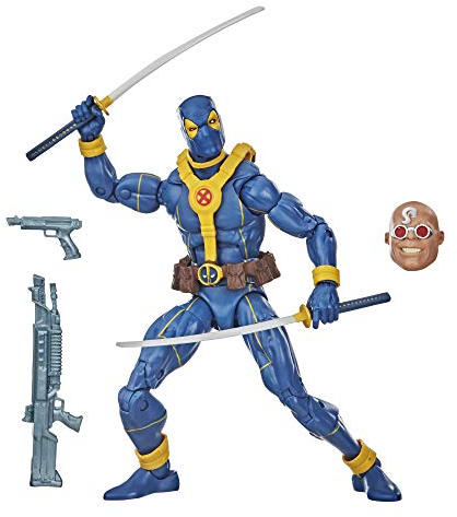 Marvel Hasbro Legends Series Deadpool Collection 6-inch Deadpool Action Figure Toy Premium Design and 4 Accessories