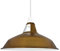 Moderne Retro-Lampenschirme aus Metall, einfache Montage-Lampenschirme, für industrielle Hängeleuchten, Schlafzimmer, Küche, Badezimmer, antiker Lampenschirm (Yellow Brass)