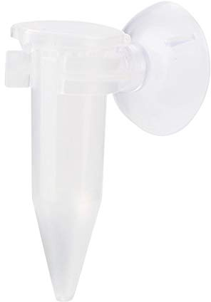 EVTSCAN Durable Transparent Aquarium Shrimp Larven Feeding Tube Fish Feeder für Süßwasser Salzwasser
