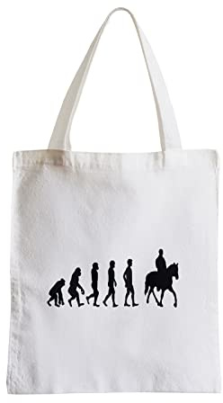 Fabulous Einkaufstasche für den Strand, für Schüler, Evolution Reiter, Pferd, Pony, groß