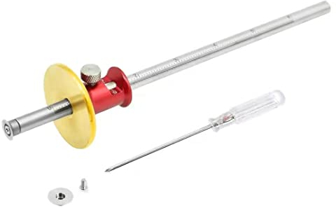 Calibro a ruota, 2 ruote, guida per la marcatura del legno, strumenti per la marcatura del legno, strumenti per la marcatura del legno, strumenti per la marcatura metrica e imperiale